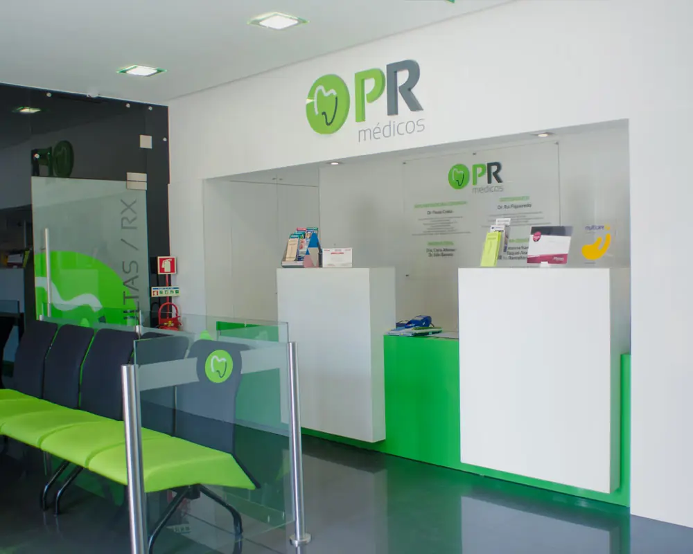 Reception at the Quinta da Lomba clinic