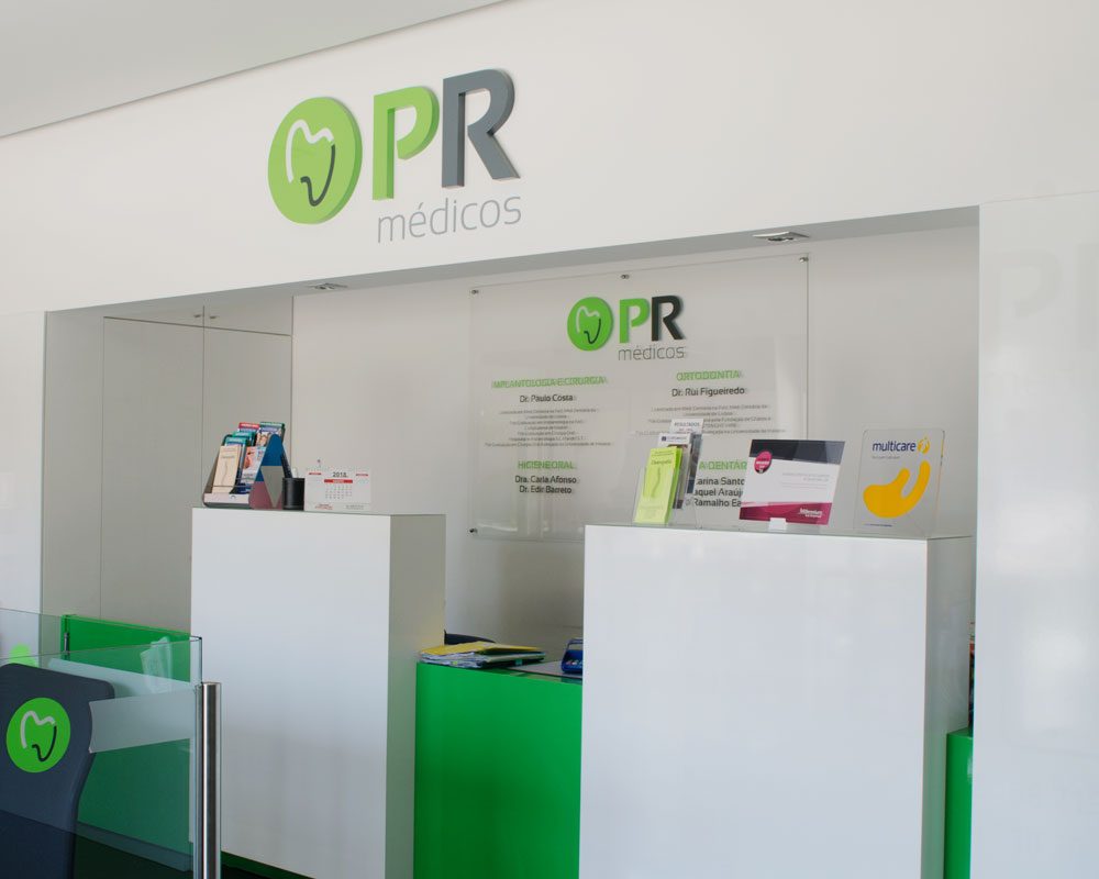 Reception at the Quinta da Lomba clinic